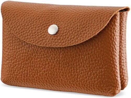 Only-Bags.Store Mini Vintage Vegane Geldbörse, Echtleder-Kartenetui, tragbarer Kartenhalter und Portemonnaie für