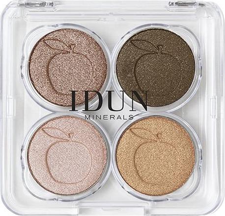 Produktbild IDUN Minerals Palette Eyeshadow Brunkulla (Braun, Gold, Pink)