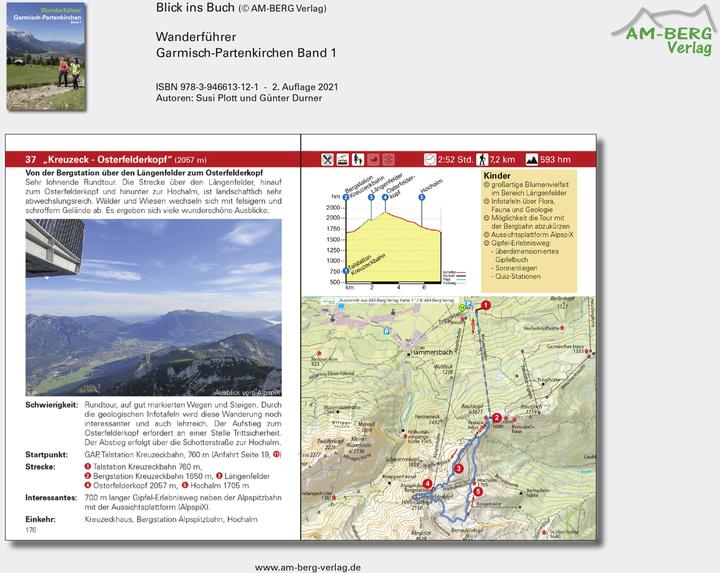 Produktbild Wanderführer Garmisch-Partenkirchen Band 1 (Deutsch, Susi Plott, Günter Durner, 2021)