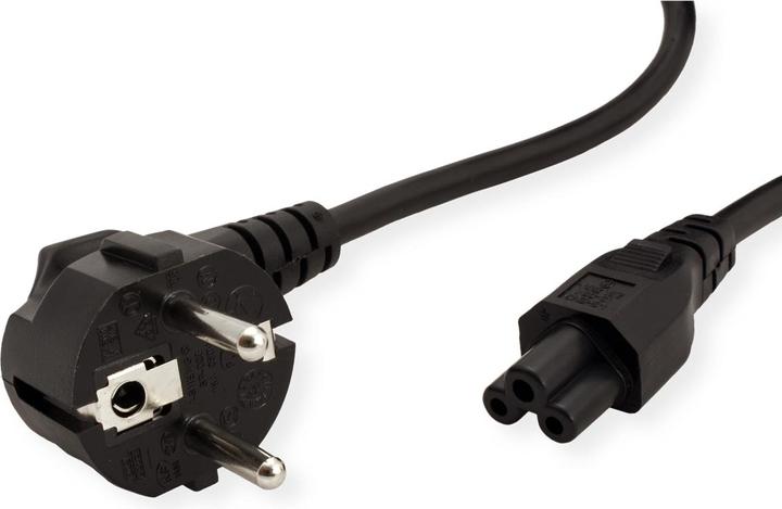 Produktbild Roline Schuko-Netzkabel gewinkelt (1.80 m)