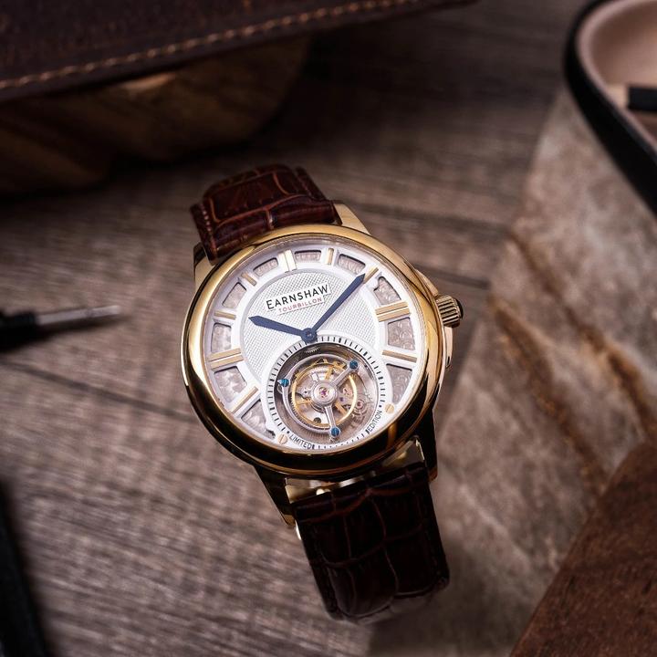 Immagine prodotto Thomas Earnshaw ES-8239-03 Disraeli Tourbillon 42mm 3ATM (Orologio da polso analogico, 42 mm)