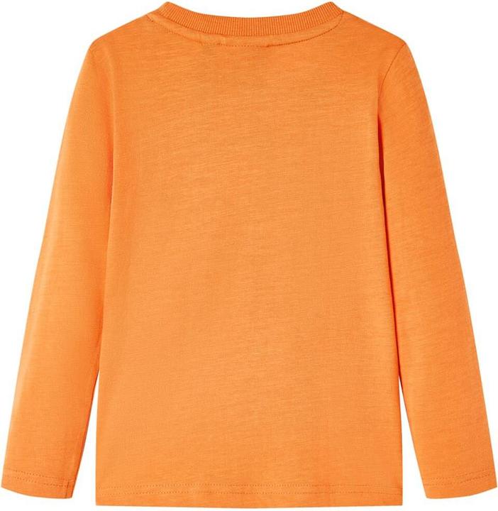 Actual product image VidaXL Children's long-sleeved shirt dark orange 116,Material: 100 (116)