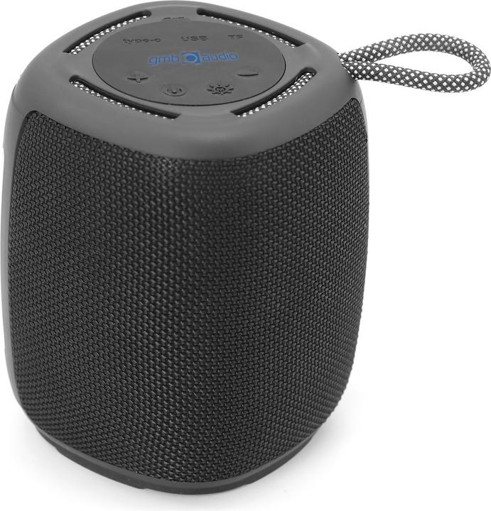 Actual product image Gembird Bluetooth LED speaker black (4 h, Electrical connection)