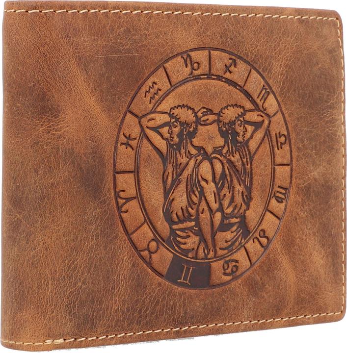 Produktbild Greenburry Vintage Sternzeichen Geldbörse Leder 12 cm