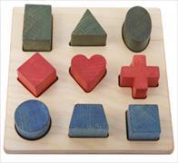 Image du produit Wooden Story Jeu De Puzzle En Forme D'Arc-En-Ciel (Anglais)