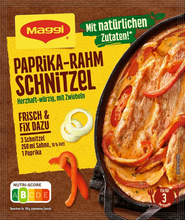 Immagine prodotto Maggi Paprika-Rahm Schnitzel (35 g)