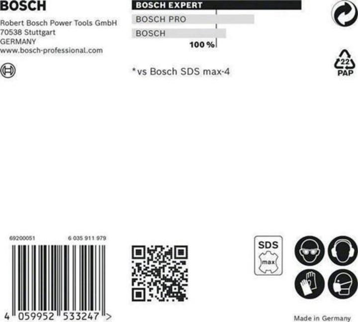 Actual product image Bosch Professional Zubehör Expert SDS max-8X hammer drill, 28 x 800 x 920 mm (28 mm)
