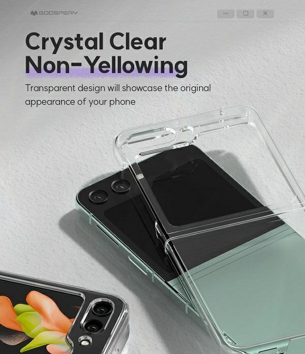 Image du produit PC HardCase Sam Z Flip5 F731 clear (Samsung Galaxy Z Flip5)