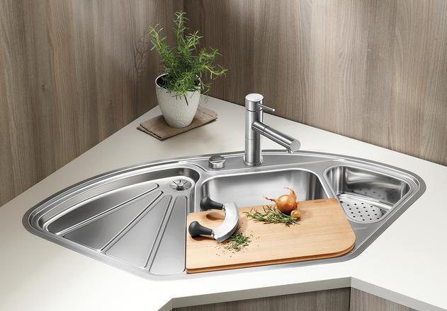 Productafbeelding Blanco Delta-IF (Wasbak met afdruiprek, 105.60 cm, 57.50 cm)