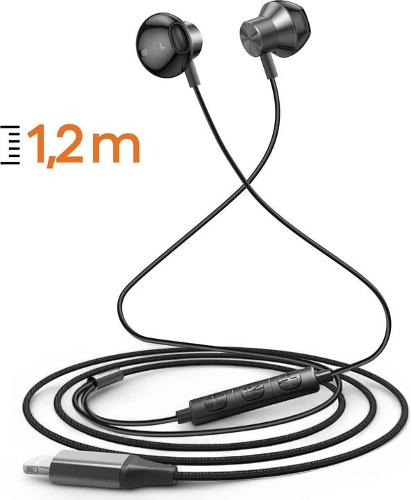 Produktbild LinQ Wired Lightning Earphones Semi-intra-auricular (Kabelgebunden)