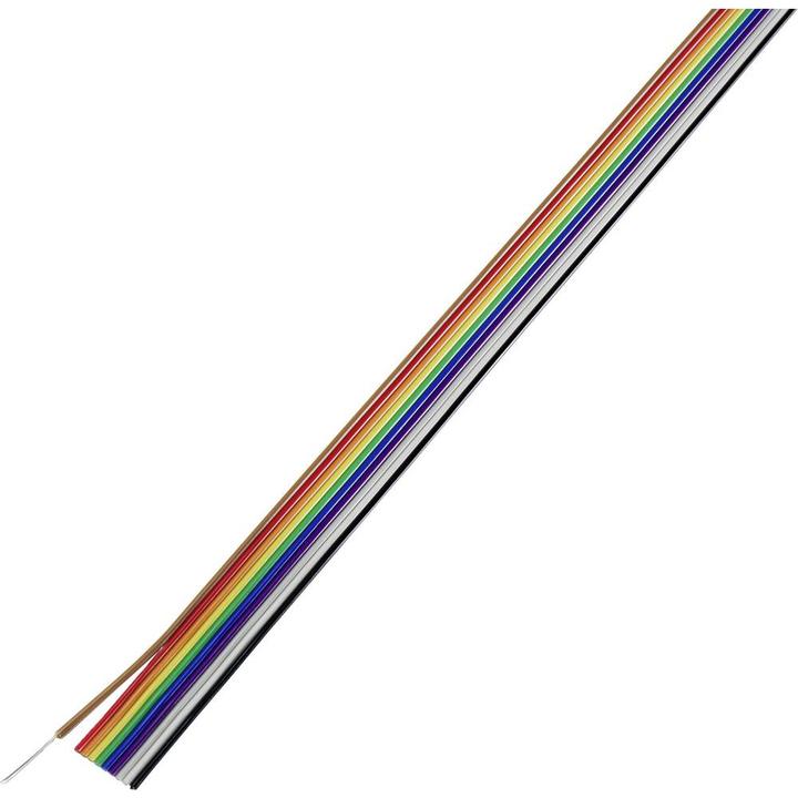 Productafbeelding Tru Components TC-7638580 Datakabel 20-polig, afstand 1,27 mm 7 x 0,127 mm 30 m Meerkleurig (30 m)