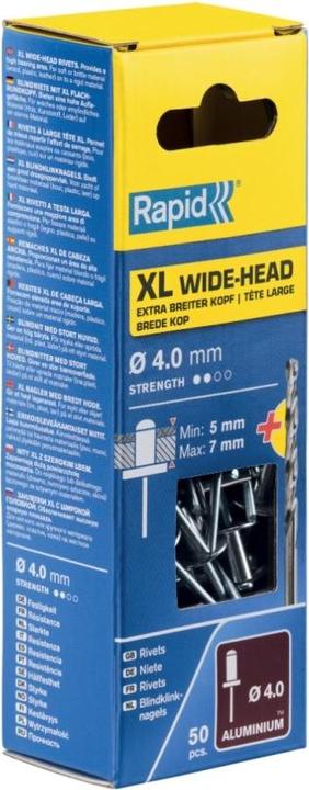 Rapid XL Blindniete Ø 4,0 x 10 mm