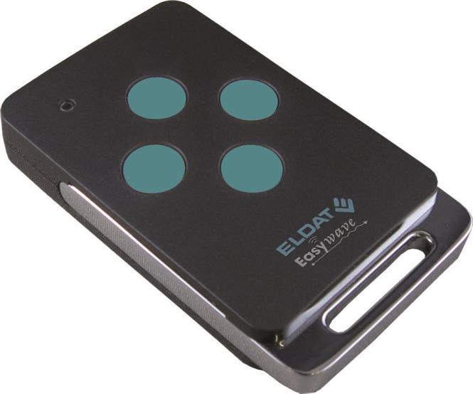 Produktbild Eldat Handsender RT42E5004-01-21K Easywave 868 MHz 4-Kanal sw/Spange chro (Heizungsaktor)