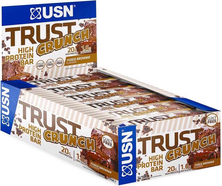 Actual product image USN Trust Crunch Bar (Cookies & Cream, 1 pcs., 720 g)