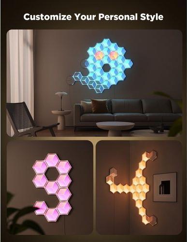 Productafbeelding Govee Glide Hexa Ultra paneelverlichting, uitbreiding, 7-pak