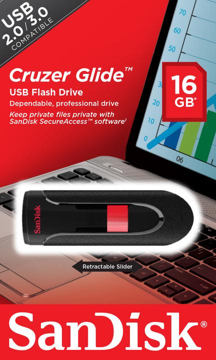 Actual product image SanDisk Cruzer Glide (16 GB)