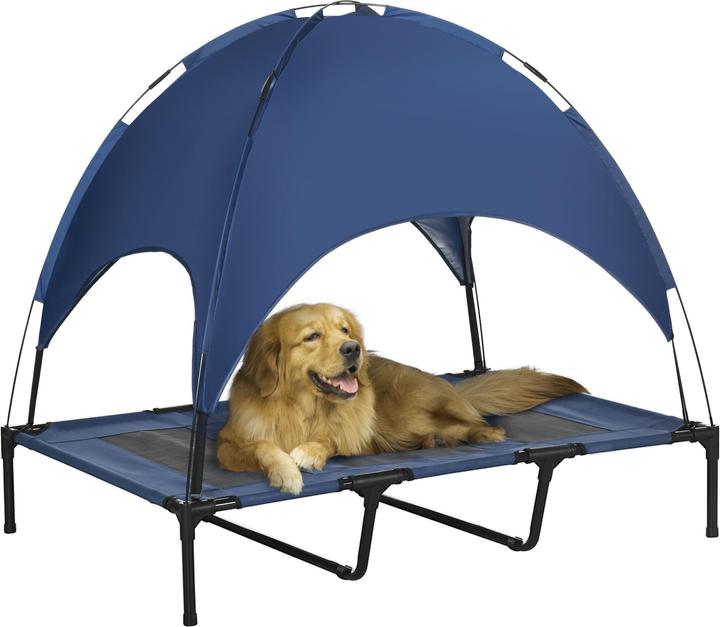 Actual product image Outsunny Outdoor dog lounger with roof, for very large dogs (Dog)
