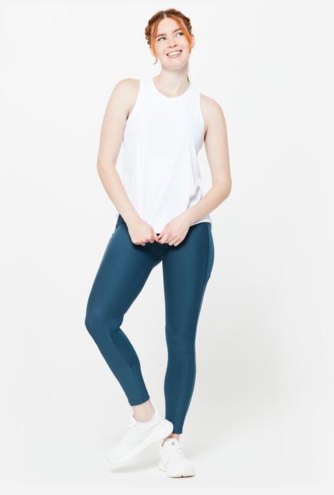 Image du produit Domyos leggings sport femme poche téléphone taille haute - bleu (W26/L30)