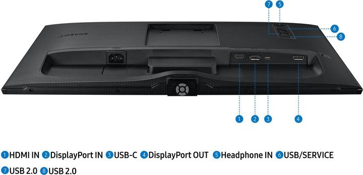Actual product image Samsung LS24A600UCUXEN (2560 x 1440 pixels, 24")