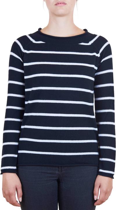 Actual product image Cash-Mere Kaschmir Rundhals Pullover gestreift (L)