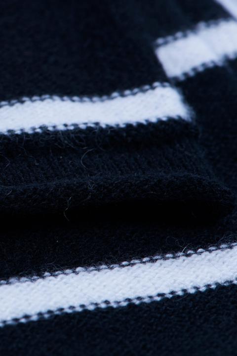 Actual product image Cash-Mere Kaschmir Rundhals Pullover gestreift (L)