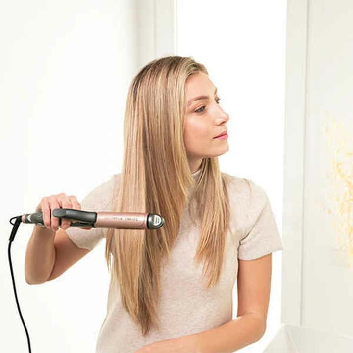 Actual product image Cecotec Ceramic Hair Straightener Bamba RitualCare 1000 2in1 Black/Pink (Straightening iron)