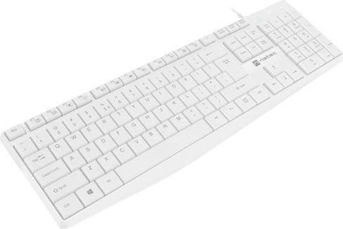 Image du produit Genesis Clavier NATEC Nautilus US slim blanc (ING. Int., Filaire)