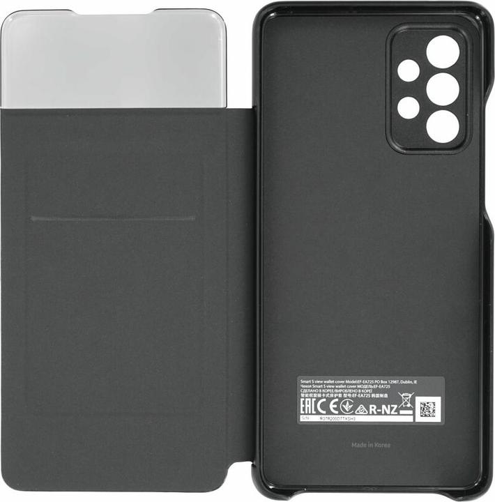 Produktbild Samsung Smart S View Wallet Cover für A725 Galaxy A72 black (Samsung Galaxy A72)