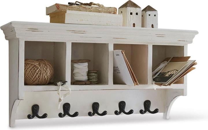 Image du produit Loberon Portemanteau Gualado blanc antique