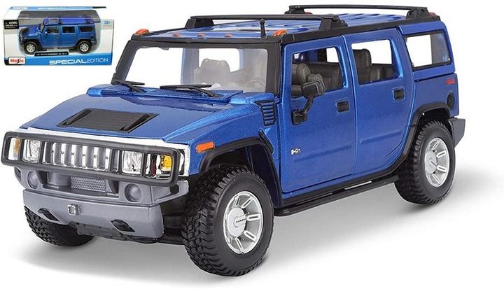 Immagine prodotto Maisto Hummer H2 SUV '03, modellino di auto, blu, 1:27