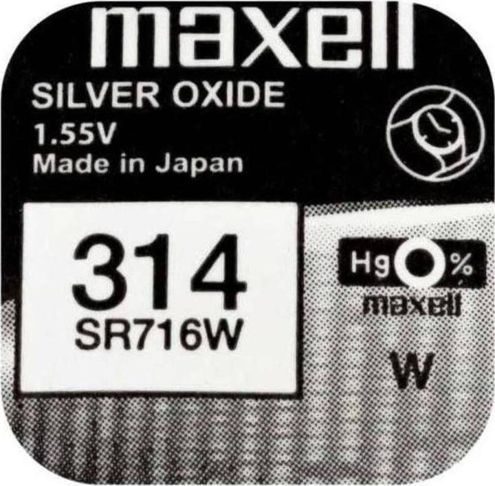 Produktbild Maxell Knopfzelle SR716W 10 Stück (10 Stk., CR2025, 21 mAh)