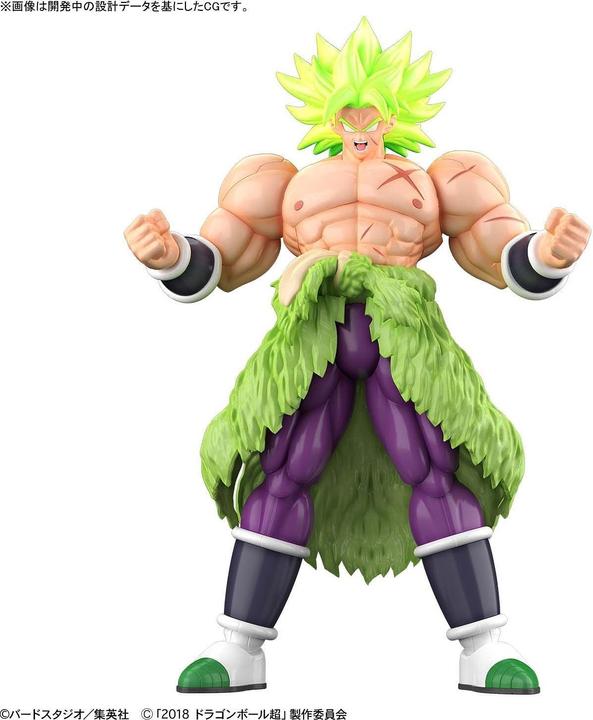 Actual product image Banpresto Model Kit Dragon Ball Funkoe Rise Super Saiyan Broly Fullpow