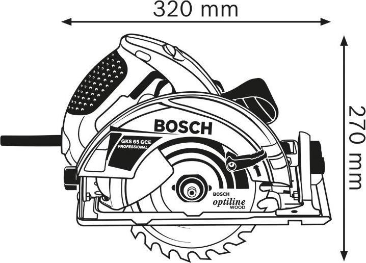 Productafbeelding Bosch Professional Gks 65 Gce