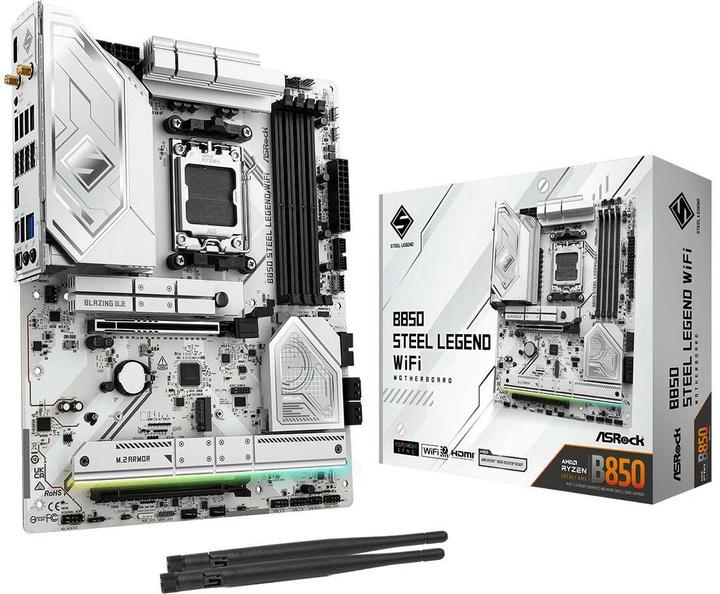 Actual product image AsRock B850 Steel Legend WiFi (AM5, AMD B850, ATX)
