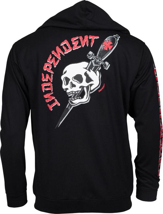 Actual product image Independent Dresses Skull Zip Hoody (S, M, L)