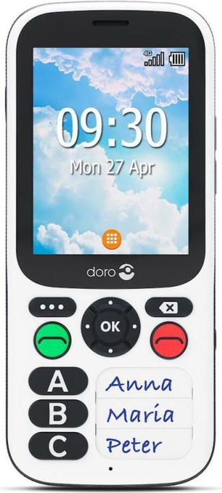 Actual product image Doro 780X IUP Black/White (2.80", 4G)