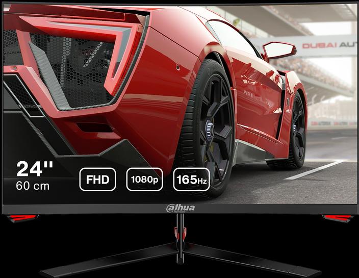 Produktbild Dahua LM24-E230C - Curved Full HD VA Gaming Monitor - 24 inch - 165hz - 1ms (1920 x 1080 Pixel, 23.60")