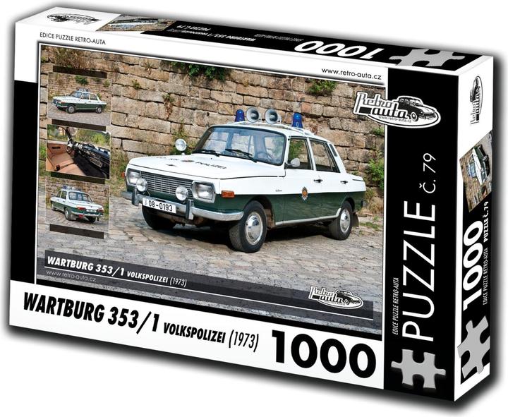 Actual product image Retro-auta Puzzle No. 79 Wartburg 353,1 People's Police (1973) 1000 pieces