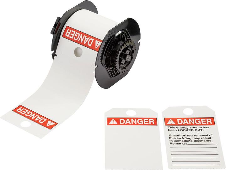 Actual product image Brady Printable polyester lockout