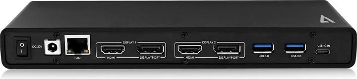 Produktbild V7 UCDDS-1E (USB-C, USB-A, 4 Ports)