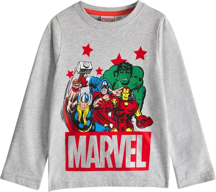 Actual product image Marvel Boys Printed Long Pyjama Set (122)