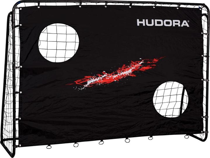 Hudora Fussballtor Trainer mit Torwand