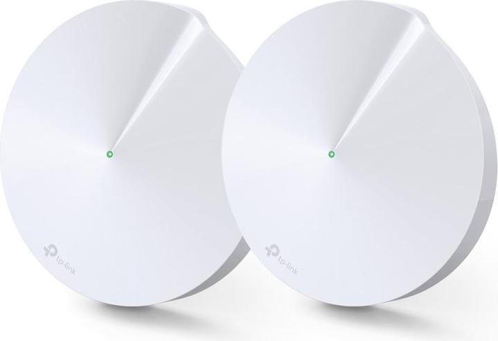 Actual product image TP-Link (DECO M5) Whole-Home Mesh Wi-Fi System, 2 Pack, Dual Band AC1300, 2x Gigabit LAN/WAN per unit