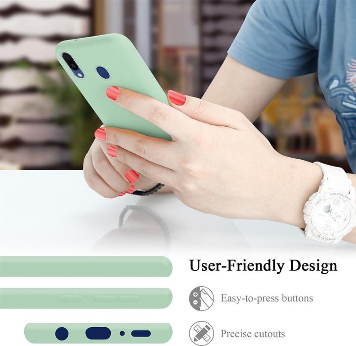 Immagine prodotto Cadorabo Copertura della cassa del silicone liquido TPU (Samsung Galaxy M20)