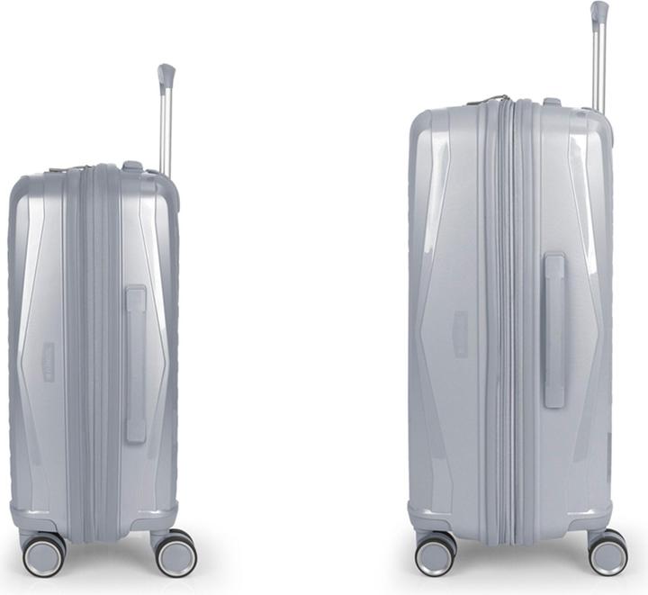 Actual product image Gabol Queens 4-wheel suitcase set 2-piece with expansion fold (114 l)