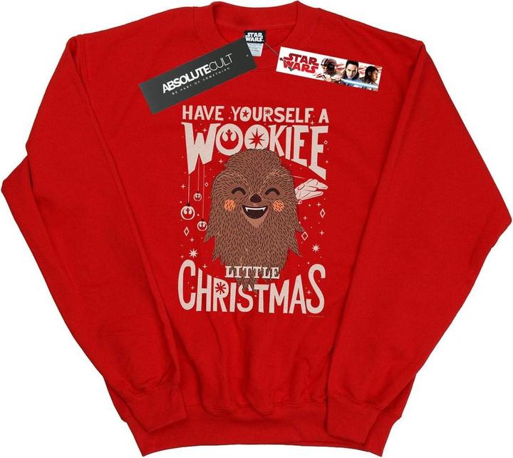 Actual product image Star Wars Mens Wookiee Little Christmas Sweatshirt (XL)