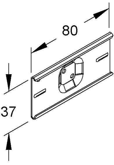 Actual product image Niedax Identification plate (8 cm)