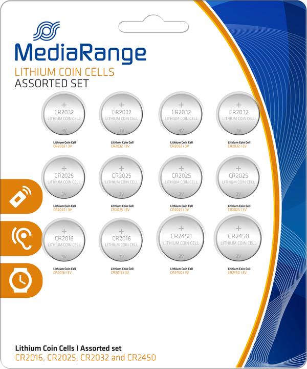 Produktbild MediaRange Lithium Coin Cells (1 Stk., CR2025, 75 mAh)