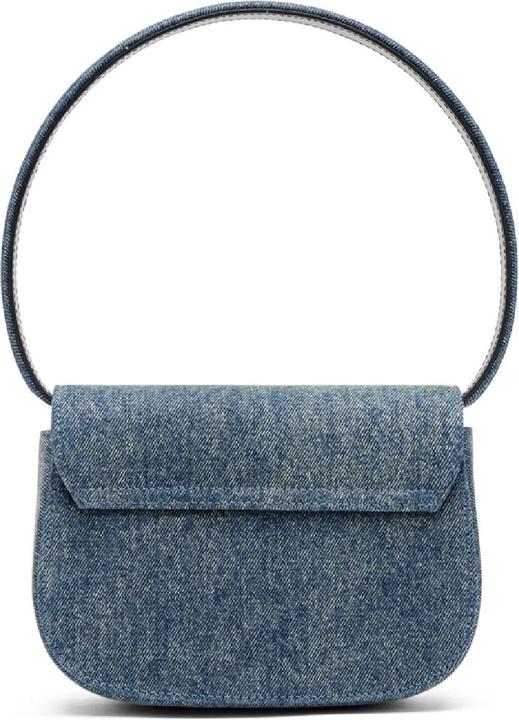Actual product image Diesel 1dr shoulder bag in denim color blue jeans