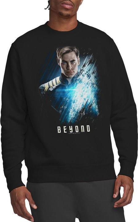 Actual product image Star Trek Beyond Unisex Adult Captain Kirk Poster Sweatshirt (XL)